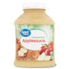 Great Value Unsweetened Applesauce, 46 Oz Jar