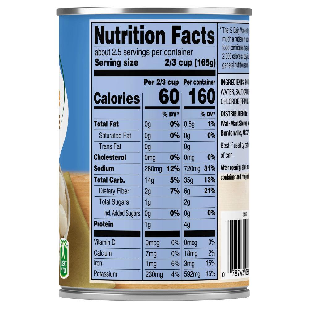 Great Value Whole New Potatoes, Canned Potatoes, 15 Oz Can