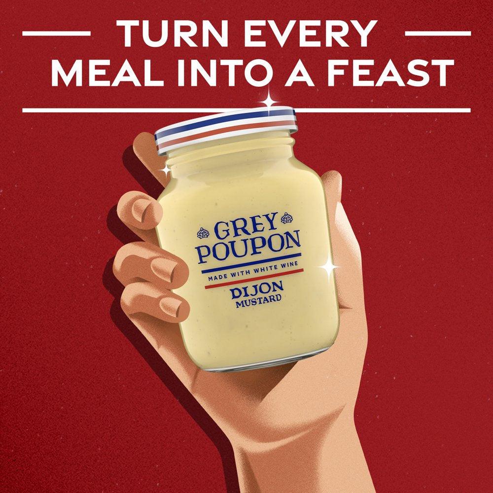 Grey Poupon Dijon Mustard, 8 Oz. Jar