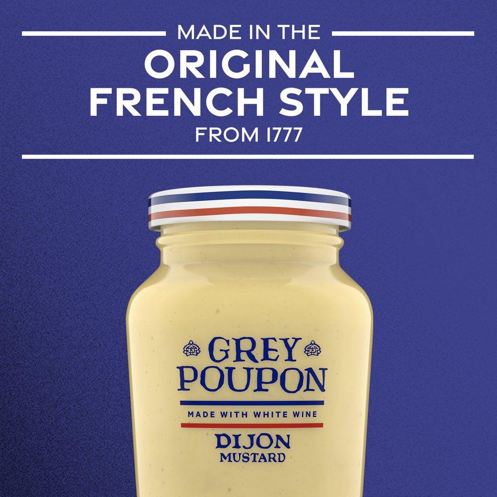 Grey Poupon Dijon Mustard, 8 Oz. Jar