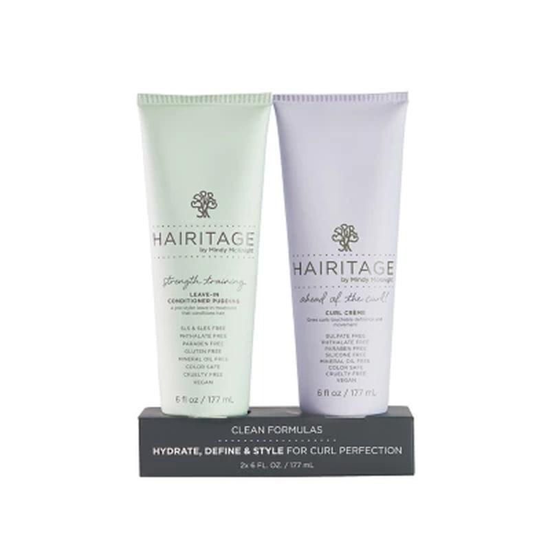 Hairitage Curl Defining Crème and Leave-In Conditioner Pudding Duo