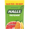 Halls Defense Assorted Citrus Vitamin C Drops, Value Pack (180 Ct.)