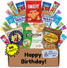 Hangry Kit Birthday Snack Box for Your Friend - (20 Count) Happy Birthday Gift Basket Care Package - Contains Birthday Snacks, Cookies, Chips, Candy. Party Variety Gift Box. (Friend)