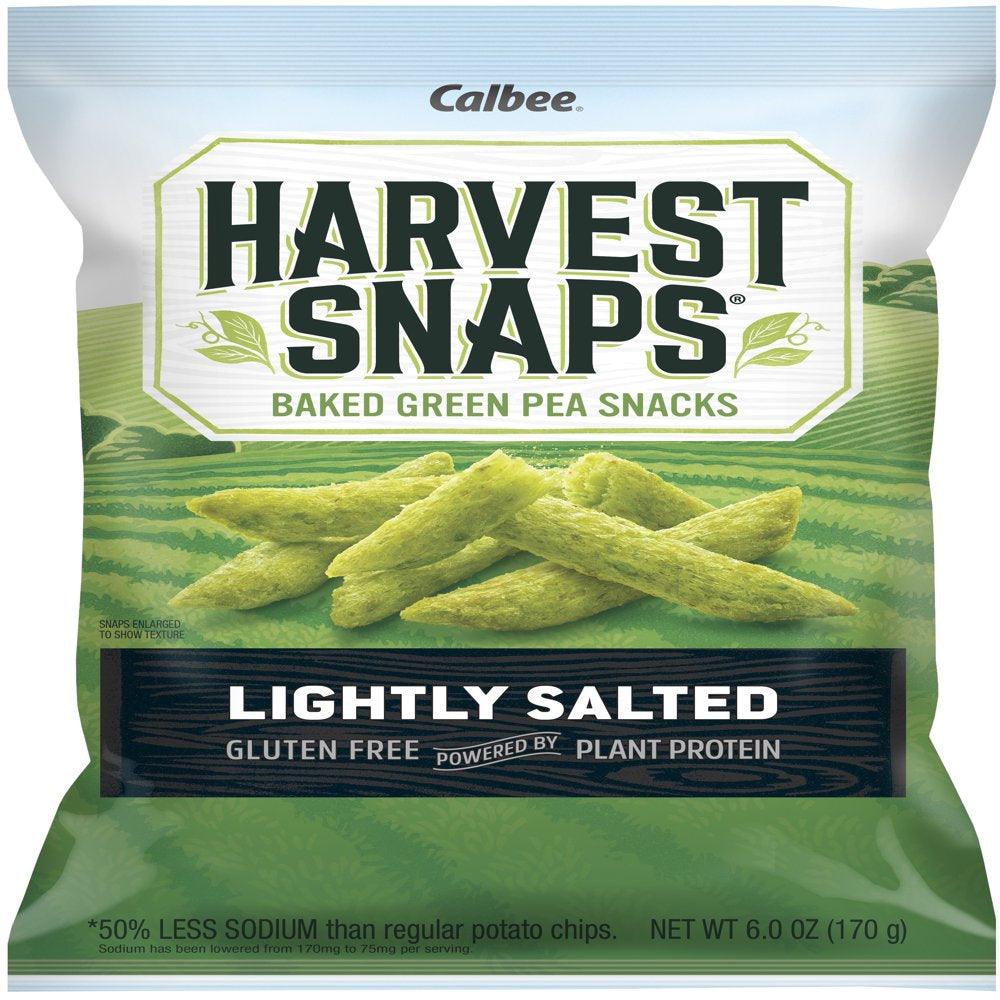 Harvest Snaps Lightly Salted, Baked Green Pea Snacks, 6 Oz