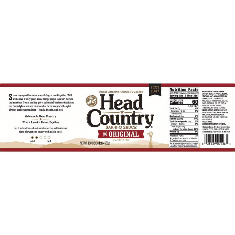 Head Country Original Bar-B-Q Sauce, 20 Ounce, Pack of 1