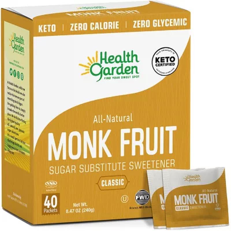 Health Garden Monk Fruit Sweetener Packets (40 Ct.)