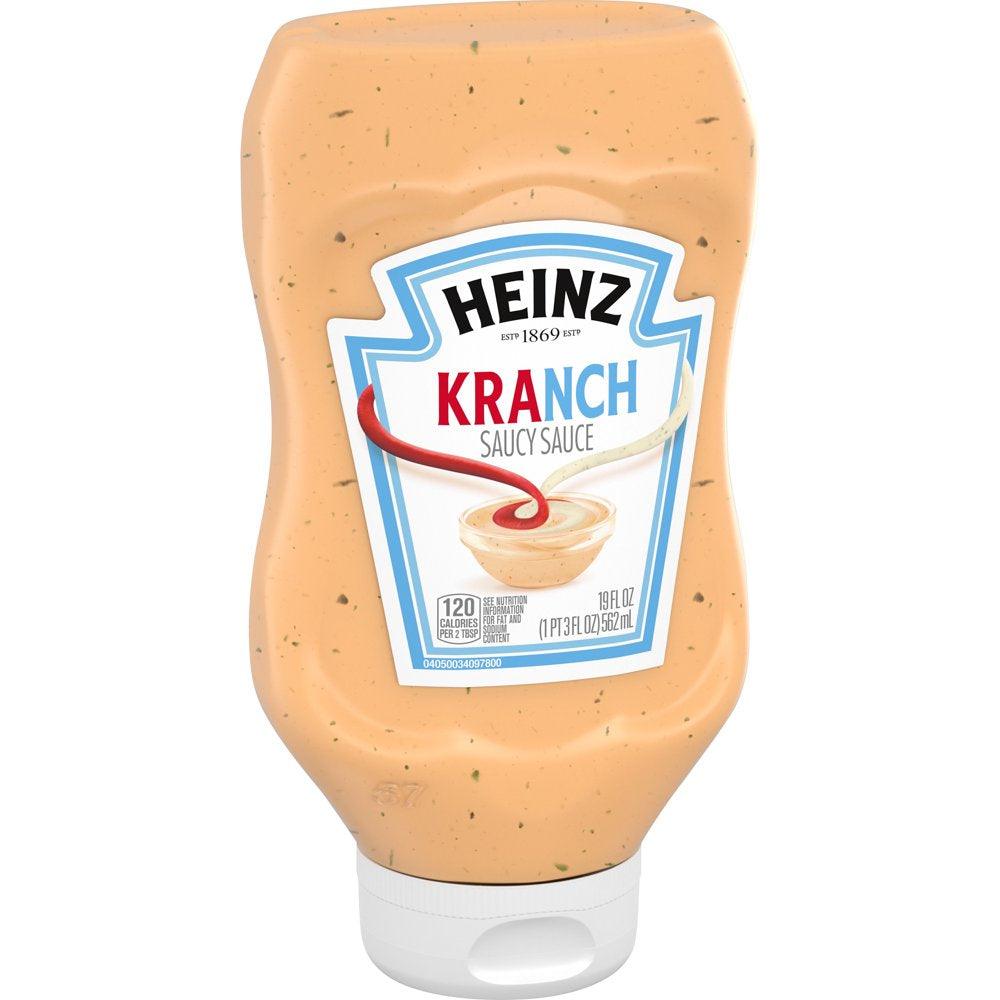 Heinz Kranch Ketchup & Ranch Sauce, 19 Fl Oz Bottle