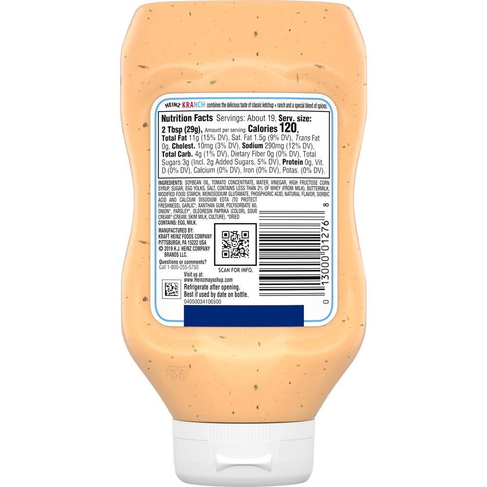 Heinz Kranch Ketchup & Ranch Sauce, 19 Fl Oz Bottle