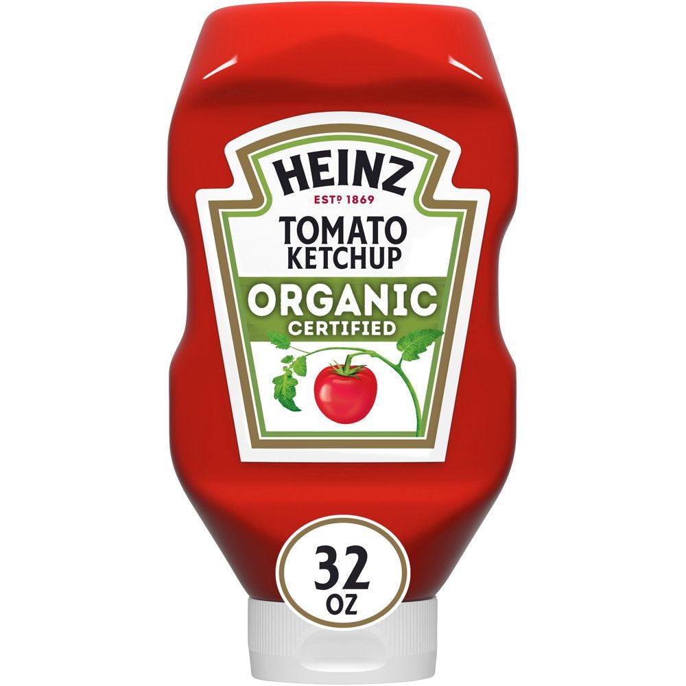 Heinz Organic Tomato Ketchup, 32 Oz Bottle