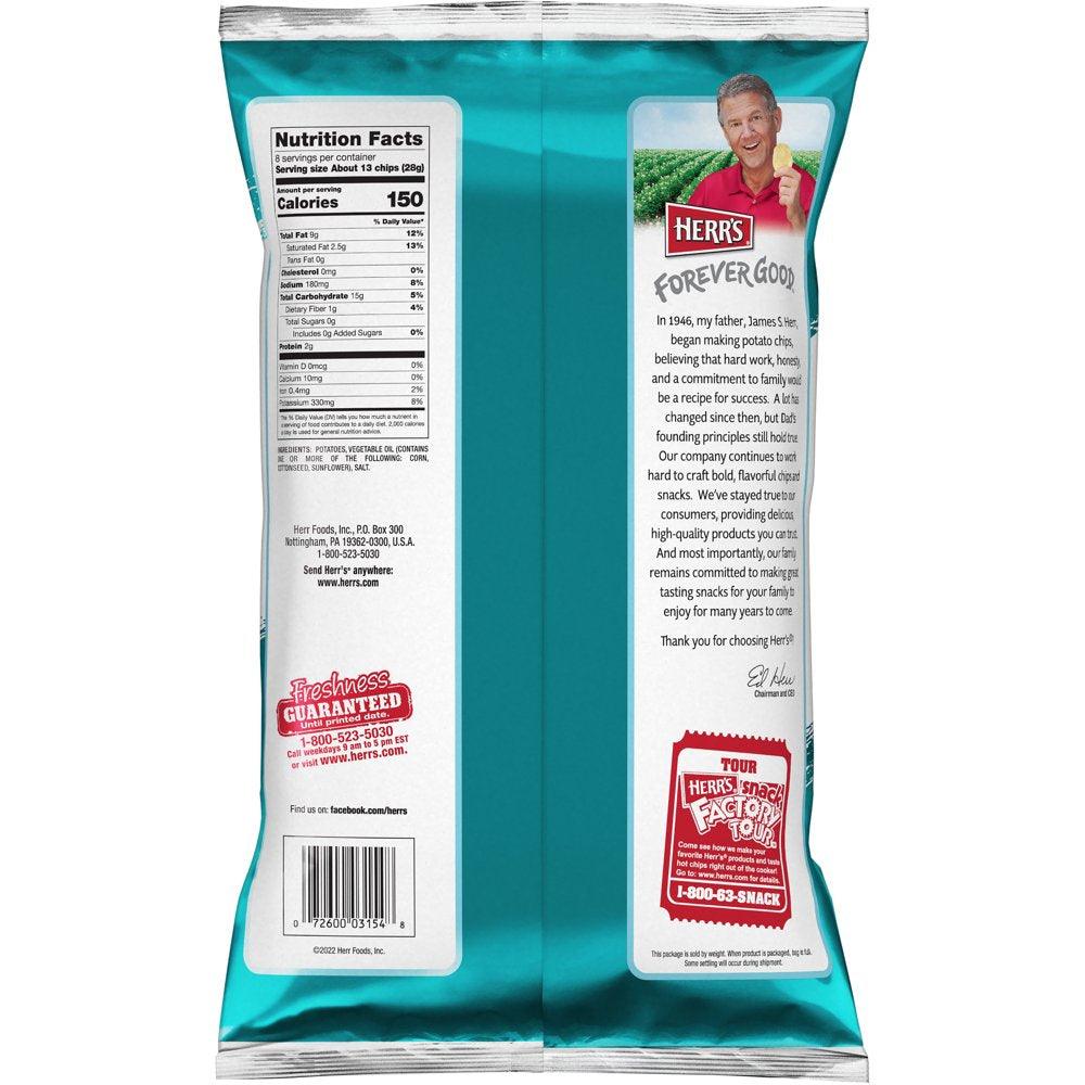 Herr'S Crisp 'N Tasty Regular Potato Chips 8 Ounce