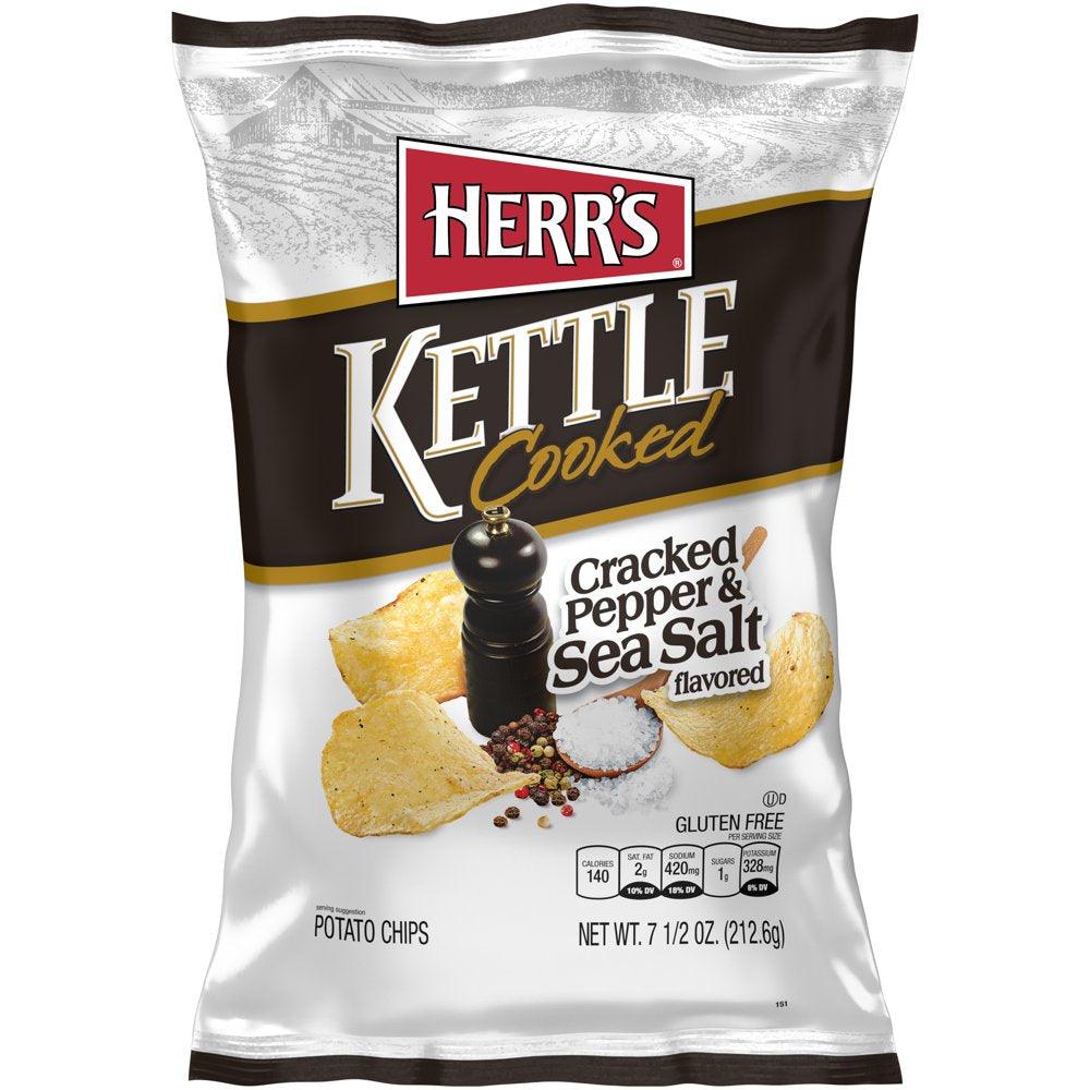 Herr'S Kettle Cooked Potato Chips, 8 Oz.