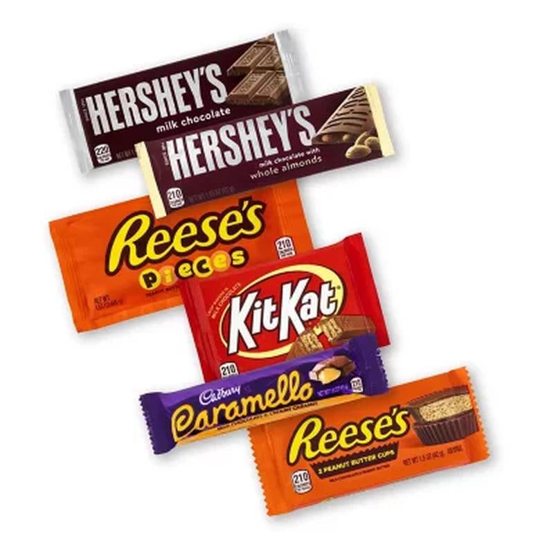 Hershey'S Assorted Chocolate and Peanut Butter Flavors Full Size, Individually Wrapped Candy Bulk Fundraising Kit (79 Oz., 52 Ct.)