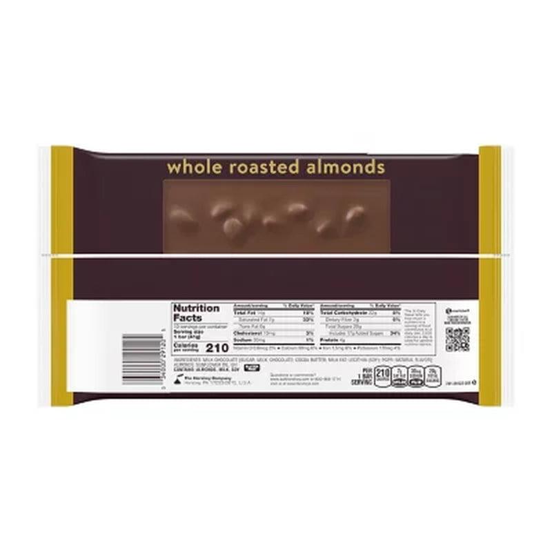 Hershey'S Milk Chocolate with Almonds Candy Bars (14.5 Oz., 10 Ct.)