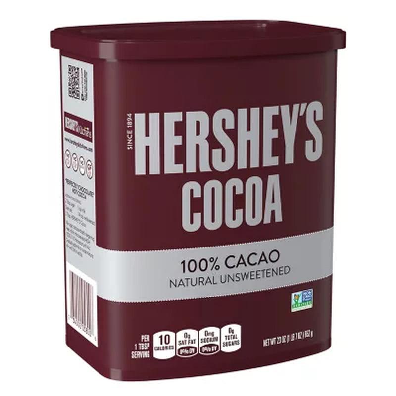 HERSHEY'S Natural Unsweetened Cocoa, Gluten Free, Can (23 Oz.)