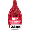 HERSHEY'S Strawberry Flavored Syrup Fat and Gluten Free, 22 Oz Bottle