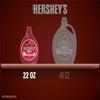 HERSHEY'S Strawberry Flavored Syrup Fat and Gluten Free, 22 Oz Bottle