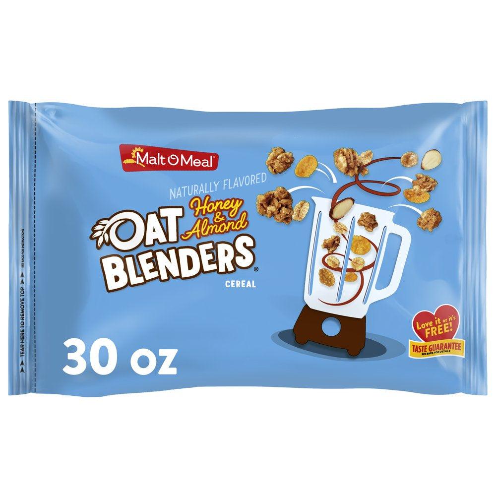 Honey and Oat Blenders® with Almonds Breakfast Cereal, Family Size Bulk Bagged Cereal, 30 Ounce - 1 Count