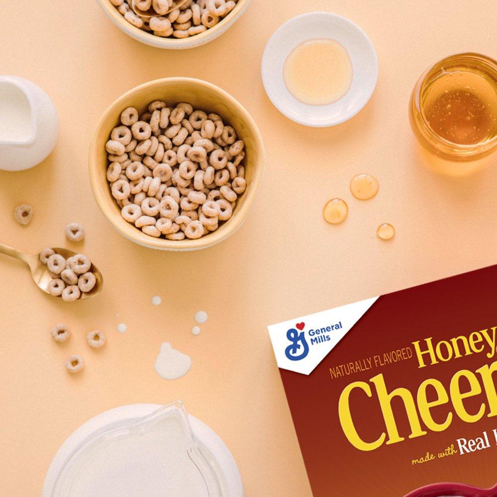 Honey Nut Cheerios Heart Healthy Cereal, 18.8 OZ Family Size Box