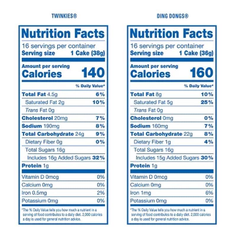 Hostess Twinkies and Ding Dongs Variety Pack (1.31 Oz., 32 Pk.)