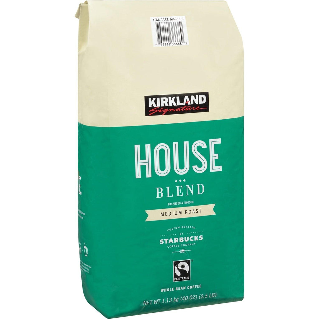 House Blend Coffee, Medium Roast, Whole Bean, 2.5 Lbs