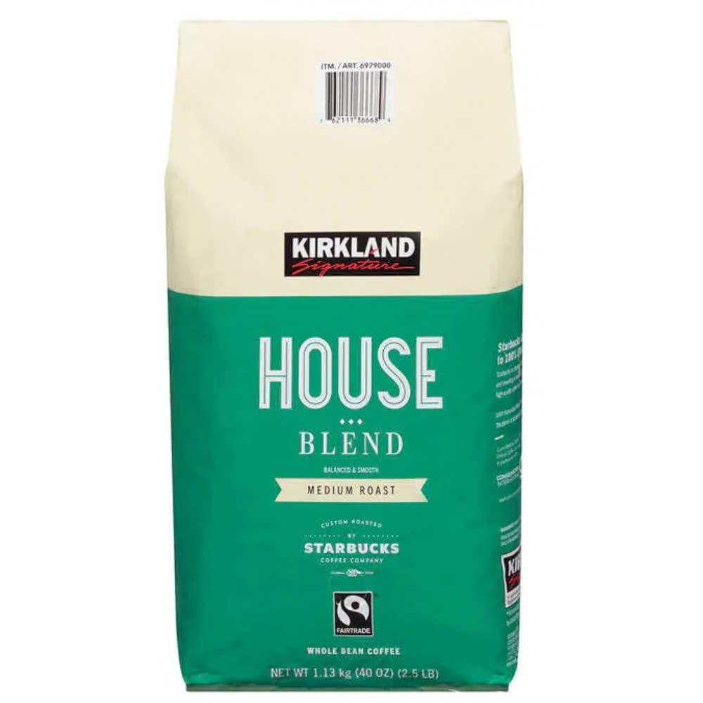 House Blend Coffee, Medium Roast, Whole Bean, 2.5 Lbs (Pack of 1)