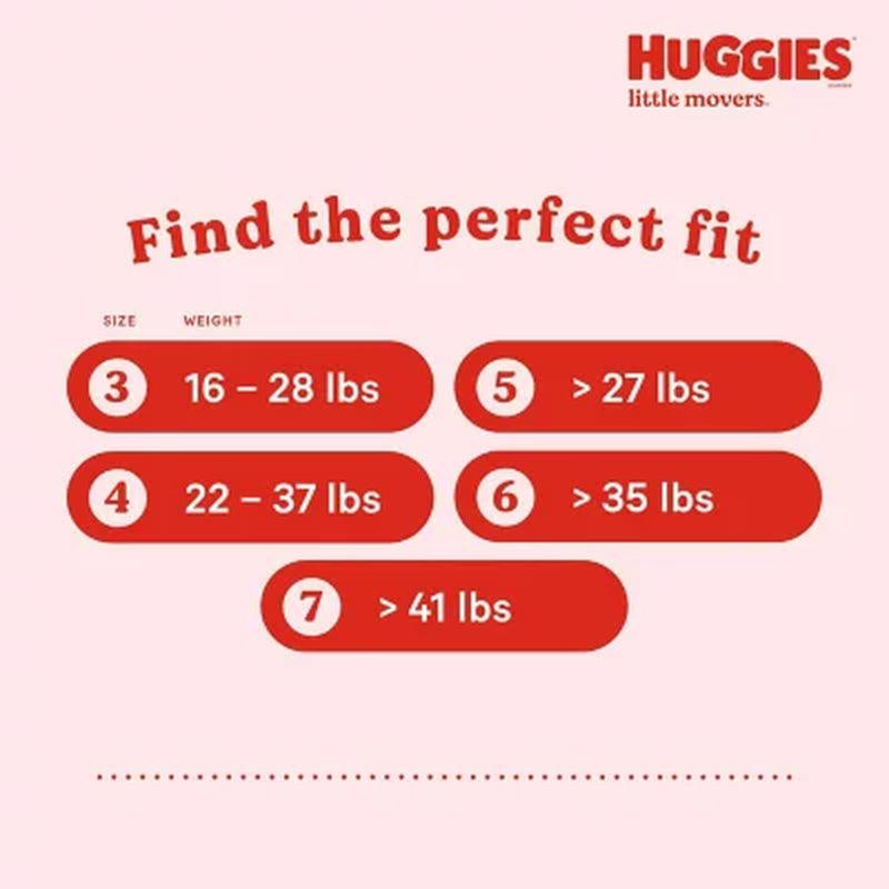 Huggies Little Movers Perfect Fitting Diapers (Choose Your Size)