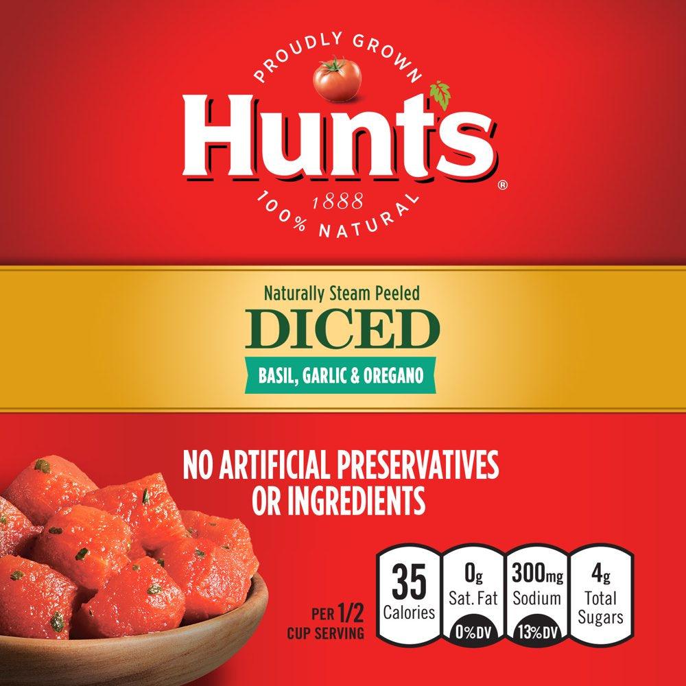 Hunt'S Diced Tomatoes with Basil, Garlic & Oregano, 14.5 Oz