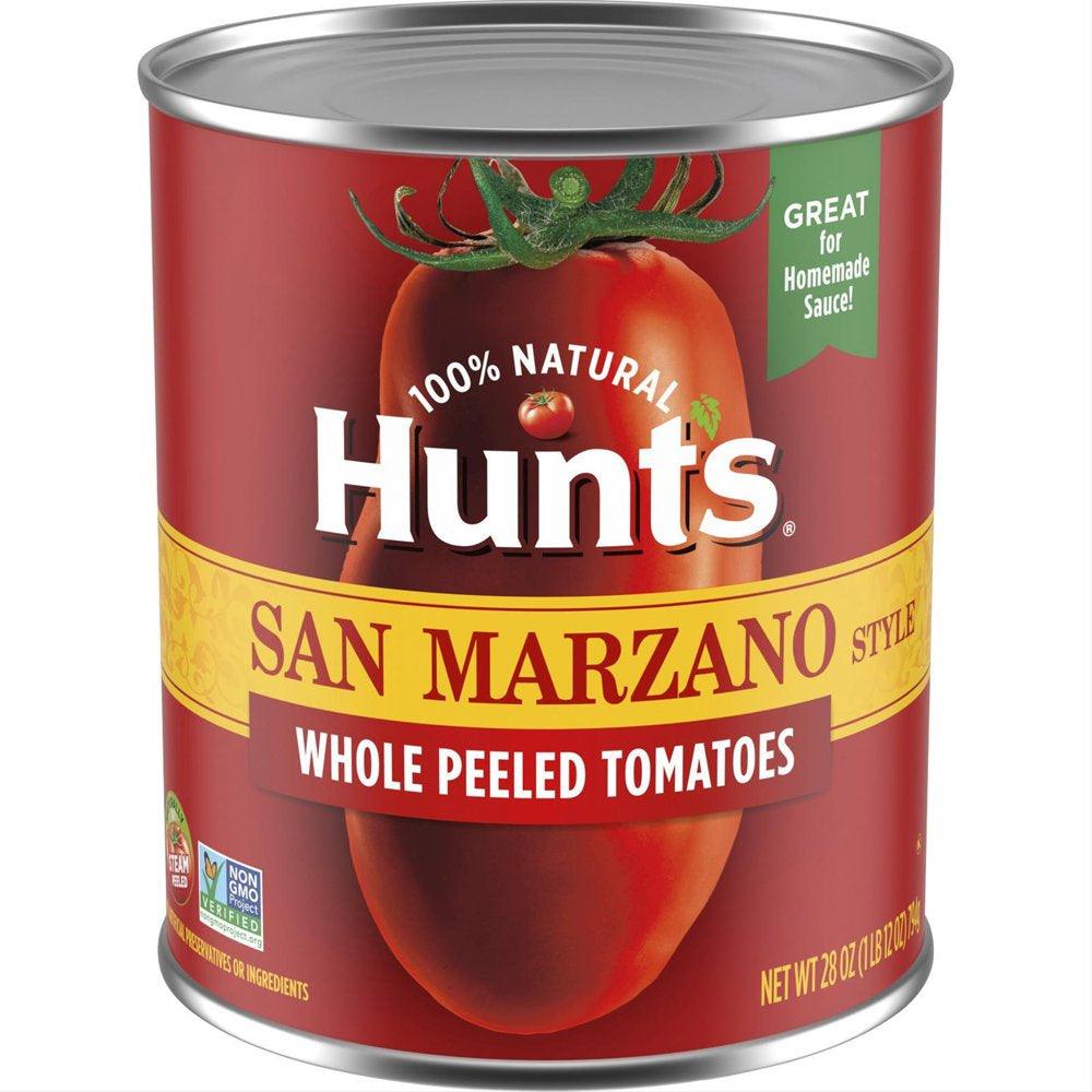 Hunt'S San Marzano Style Whole Peeled Tomatoes, 28 Oz Can