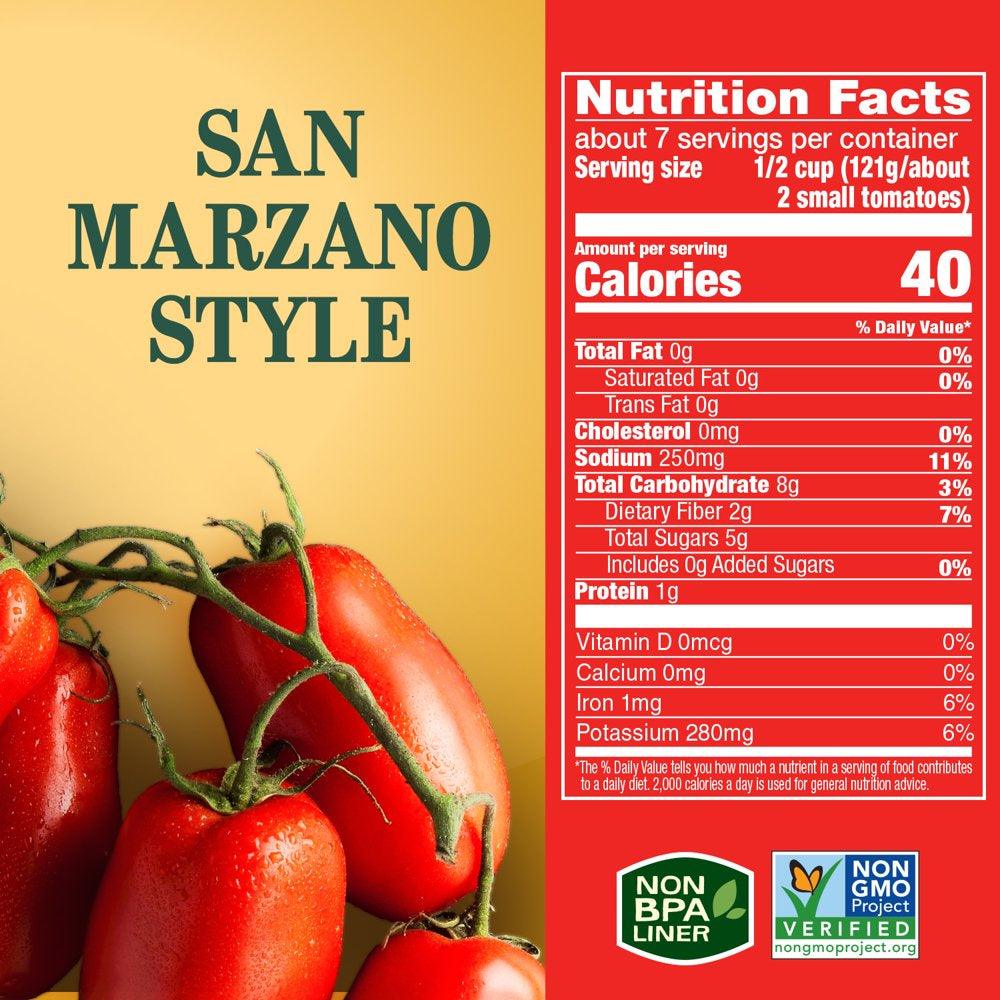 Hunt'S San Marzano Style Whole Peeled Tomatoes, 28 Oz Can