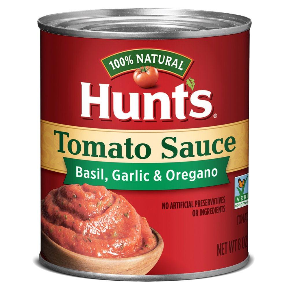 Hunt'S Tomato Sauce, Basil, Garlic & Oregano, 8 Oz