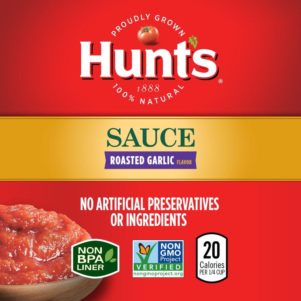 Hunt'S Tomato Sauce with Roasted Garlic, 8 Oz