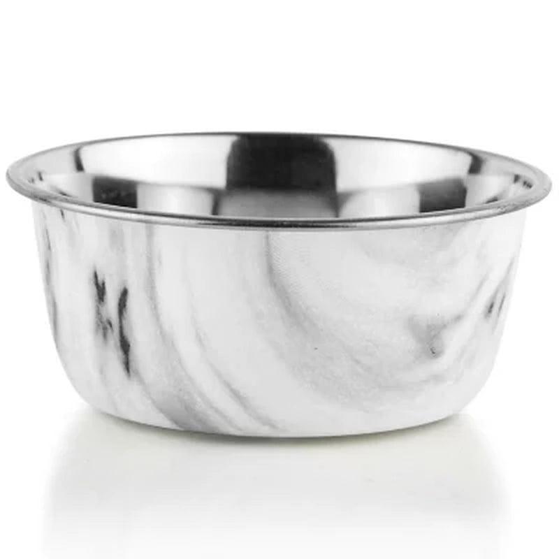 Hydro Selecta Marble Dog Bowl W/ Silicone Feet, 2 Pk. (Choose Size)