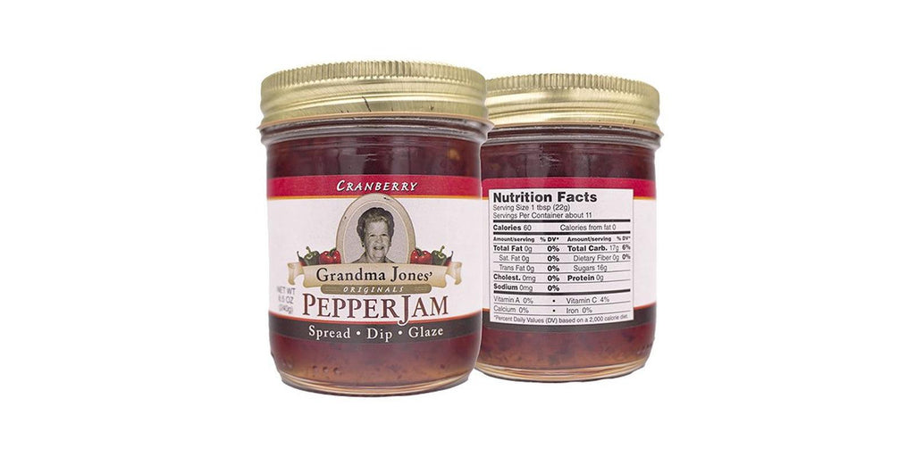 "I Love Fruit" Pepper Jelly Three Pack - Includes Caribbean Mango, Cranberry, and Pomegranate Flavors