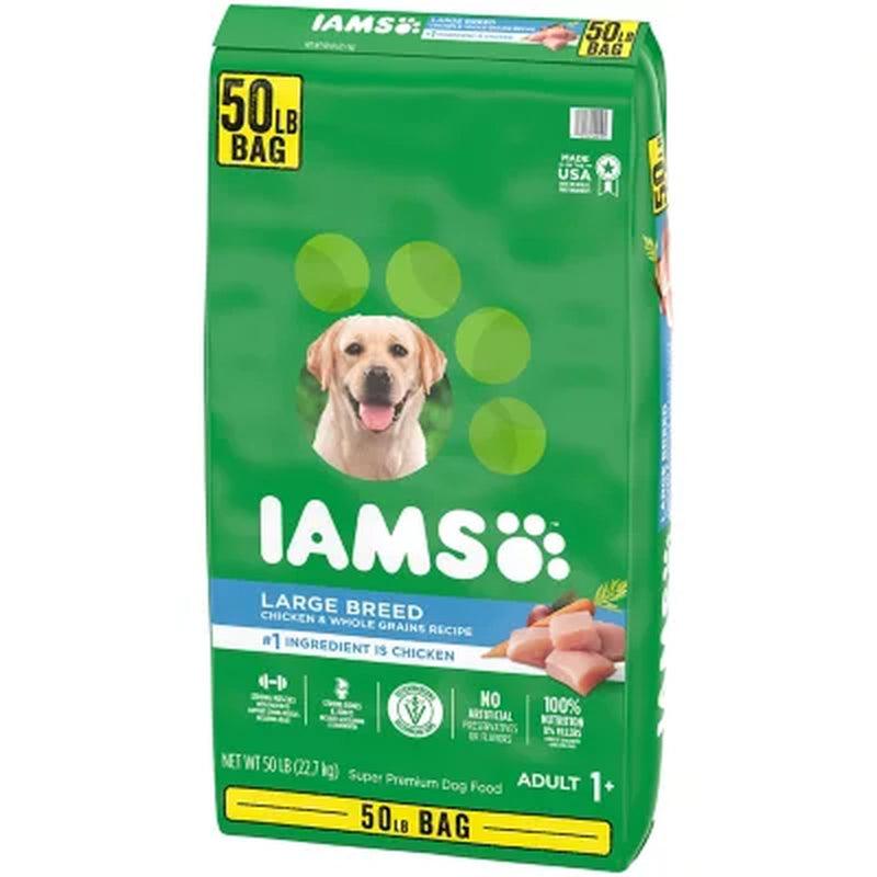 Iams Adult Proactive Health Large Breed Chicken Dry Dog Food (50 Lbs)