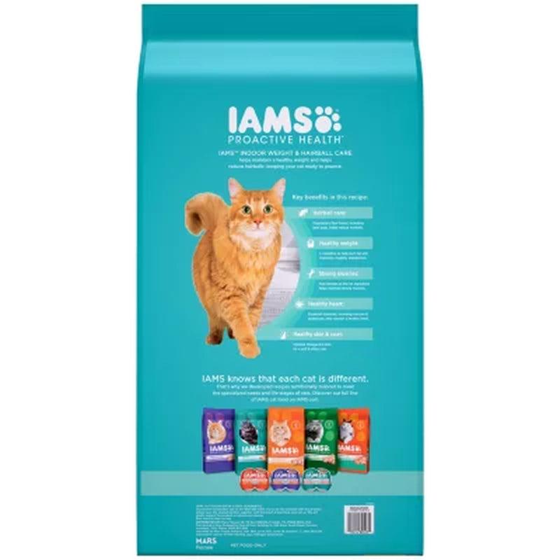 IAMS Proactive Health Adult Indoor Weight & Hairball Care Dry Cat Food with Chicken & Turkey, 25 Lb. Bag