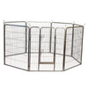 Iconic Pet Metal Tube Pen Dog Exercise and Training Playpen (Choose Your Size)