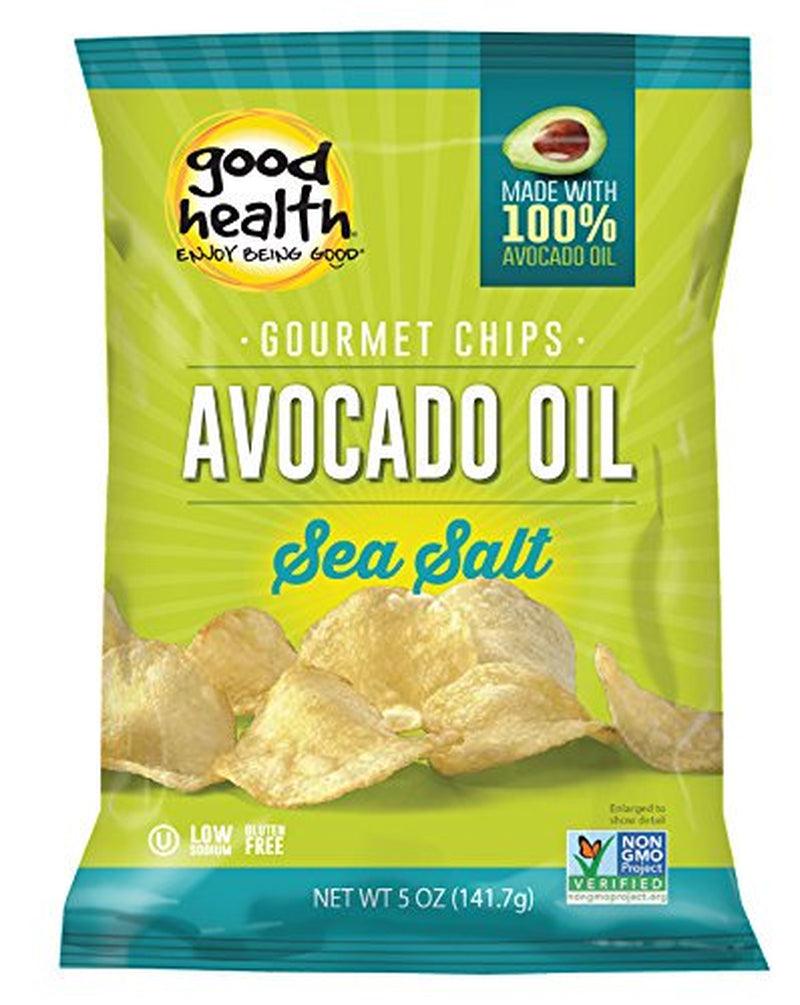 Inc. Kettle Style Avocado Oil Potato Chips Sea Salt 5 Oz Pack of 2