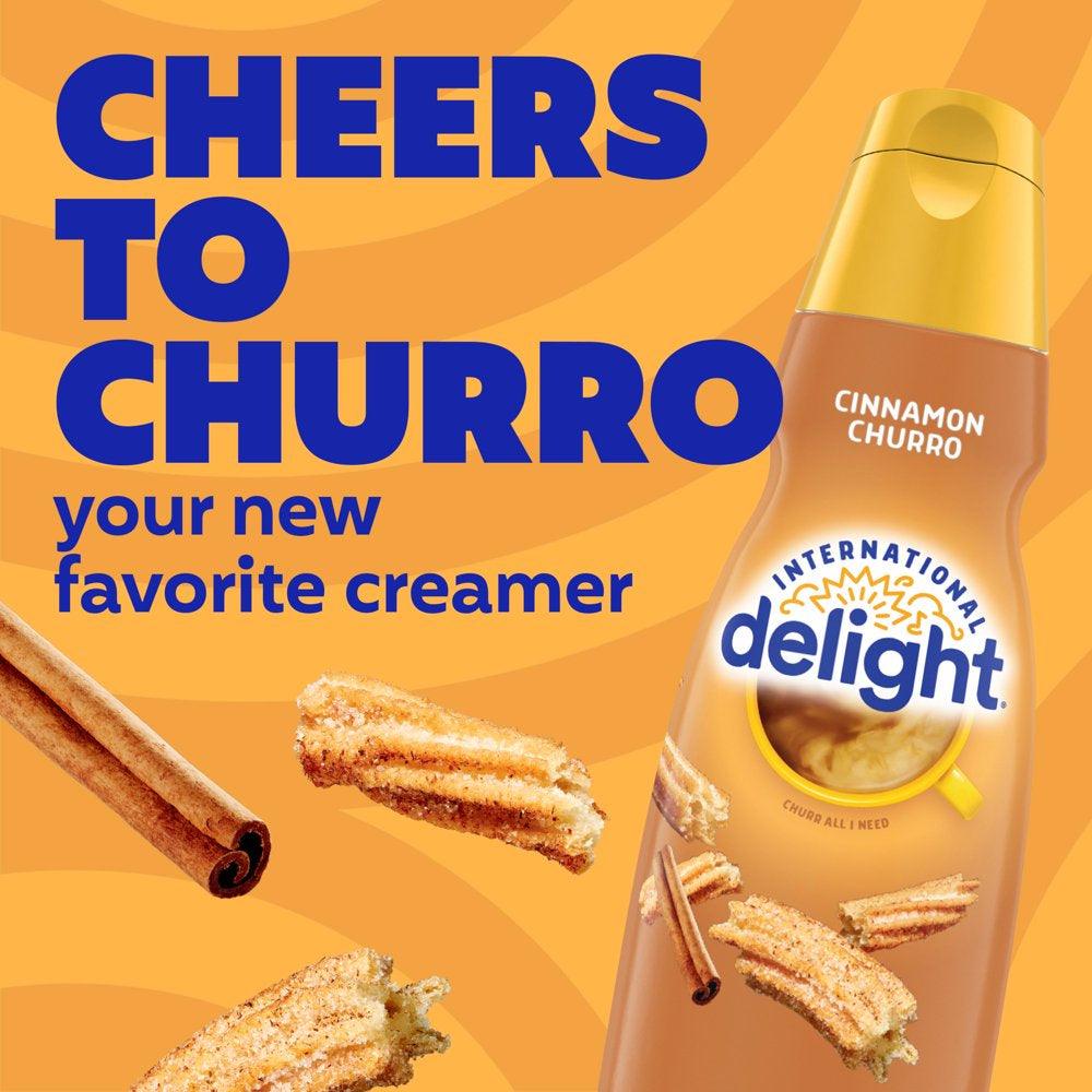 International Delight Cinnamon Churro Coffee Creamer, 32 Fl Oz Bottle