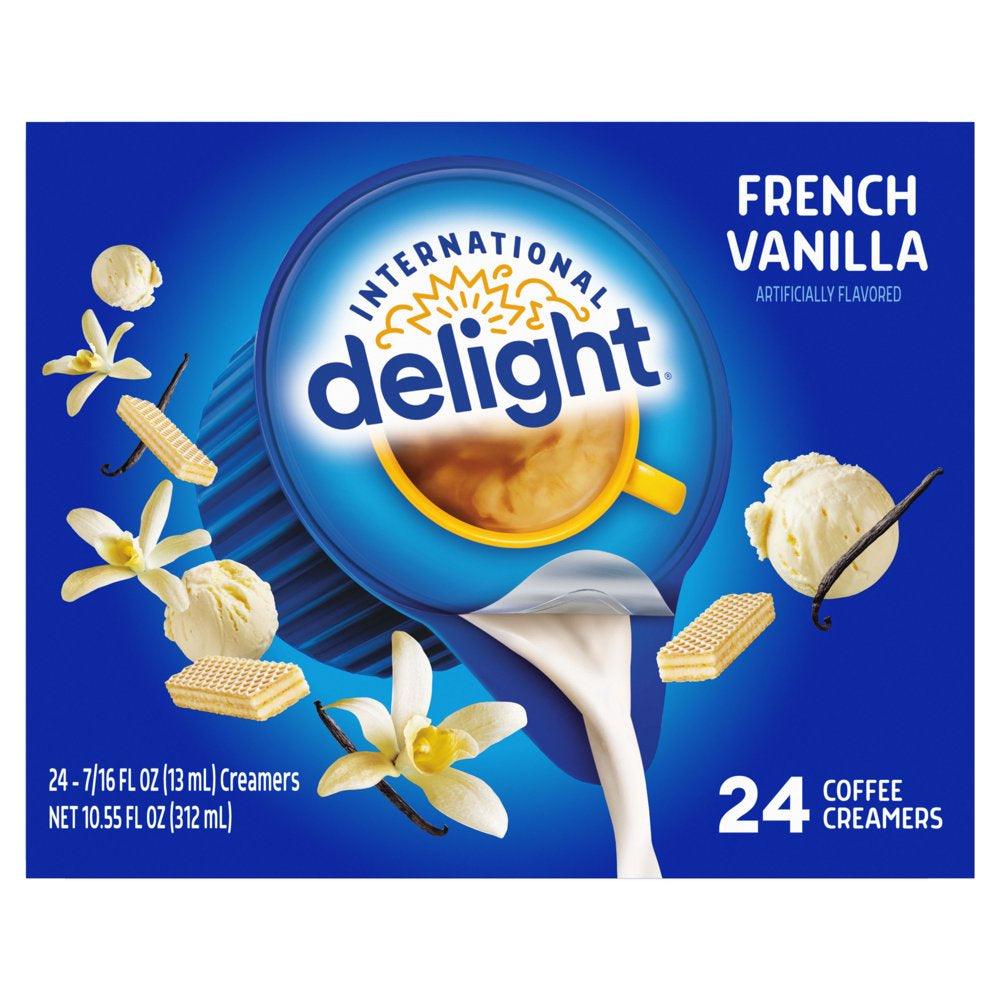 International Delight French Vanilla Coffee Creamer Singles, 24 Count