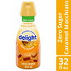 International Delight Sugar-Free, Zero Sugar Caramel Macchiato Coffee Creamer, 32 Fl Oz