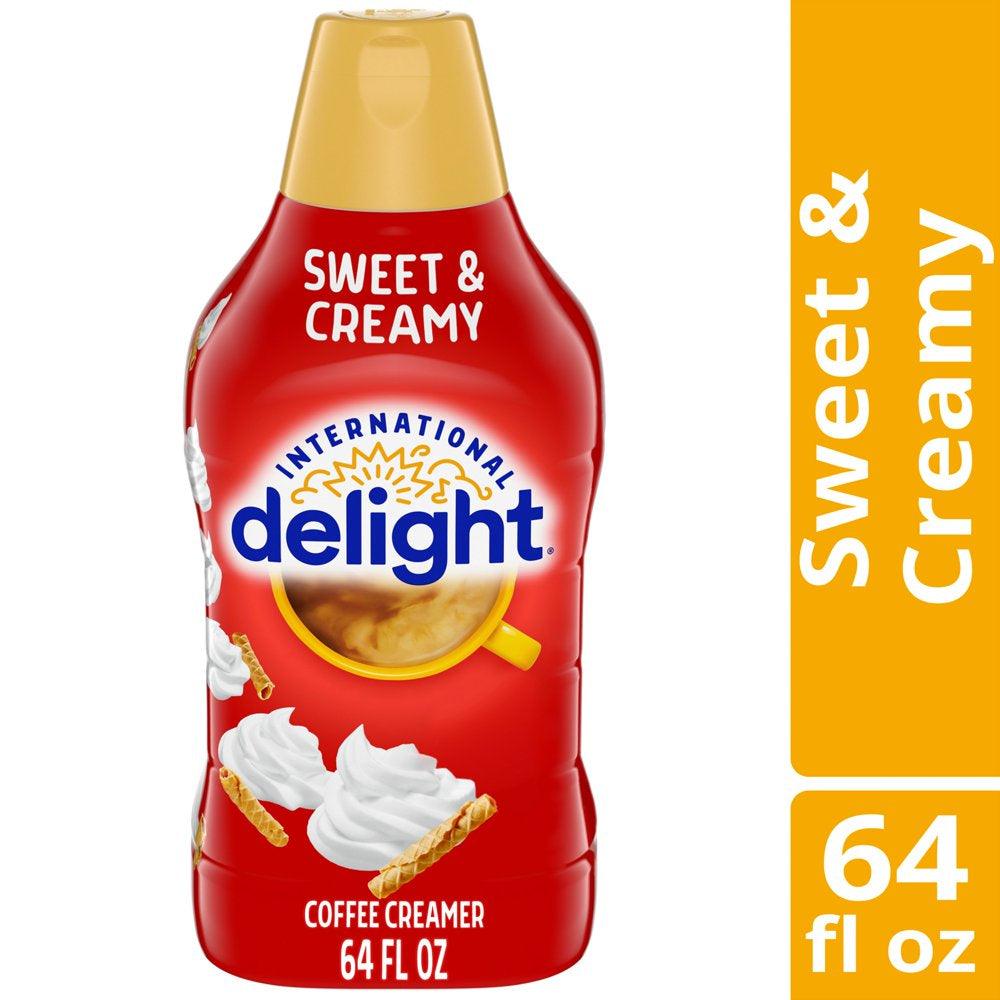 International Delight Sweet & Creamy Coffee Creamer, 64 Fl Oz Bottle