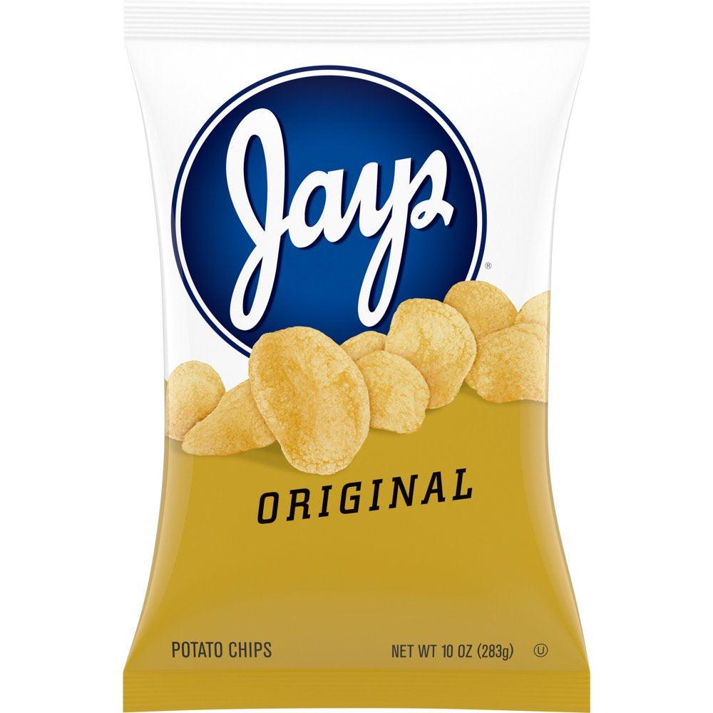 Jays Original Potato Chips, 10 Oz Bag