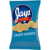 Jays Potato Chips, Crispy Ridges, 10 Oz Bag