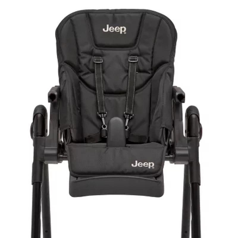 Jeep Classic Convertible High Chair for Babies and Toddlers by Delta Children, Midnight Black