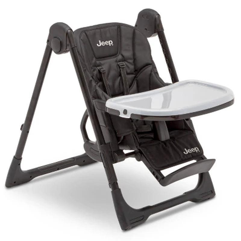 Jeep Classic Convertible High Chair for Babies and Toddlers by Delta Children, Midnight Black