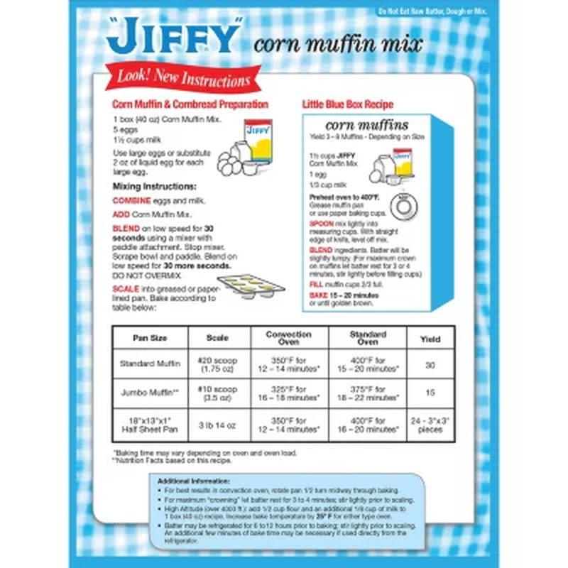 JIFFY Corn Muffin Mix Foodservice (40 Oz.)