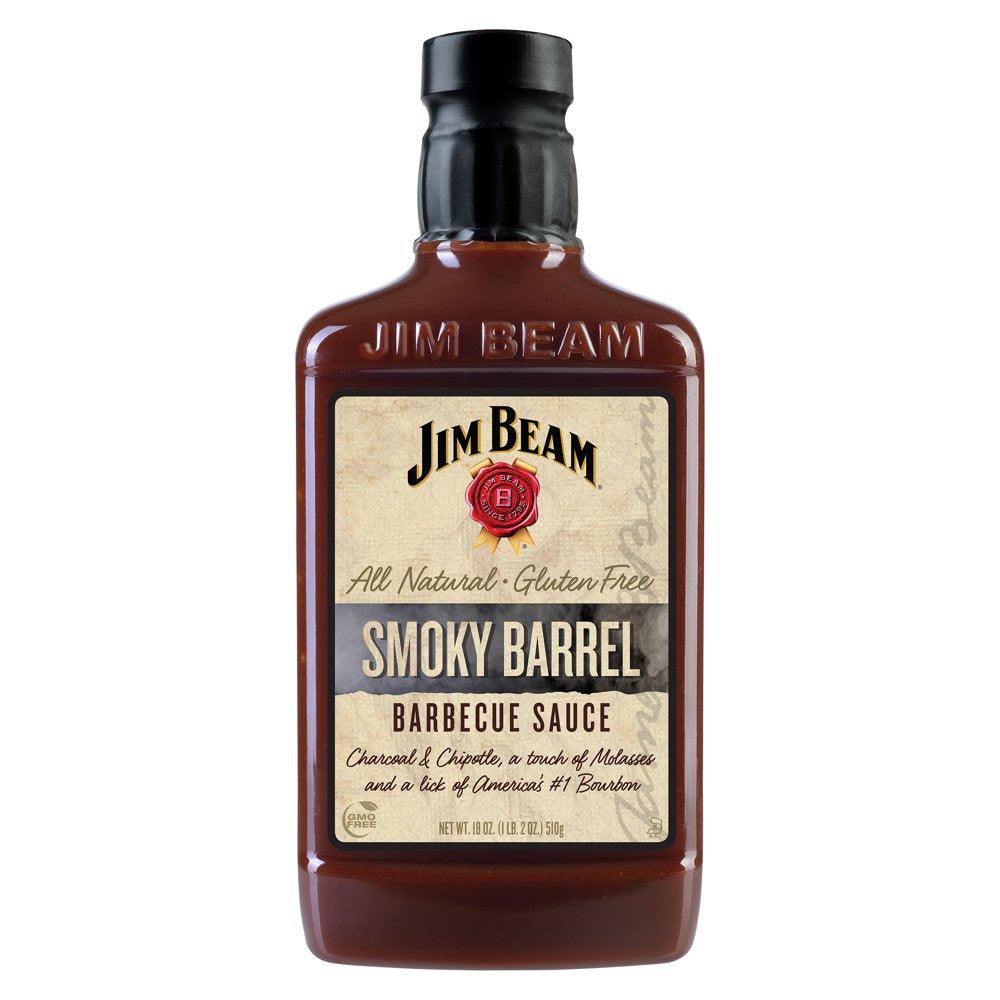 Jim Beam Smoky Barrel Barbecue Grilling Sauce, 18 Oz