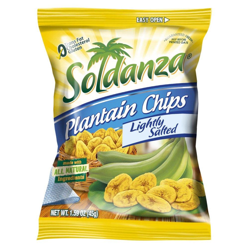 Journey of Snacks "Seri'S Choice International Snack" Soldanza Plantain Chips Variety Pack 2.5Oz (Pack of 6) | 2 Lightly Salted, 2 Ripe, 2 Banana