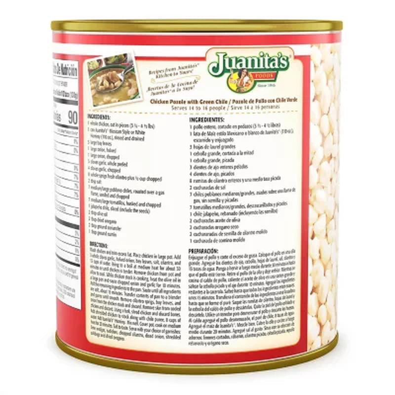 Juanita'S Foods Mexican Style Canned Hominy (110 Oz.)