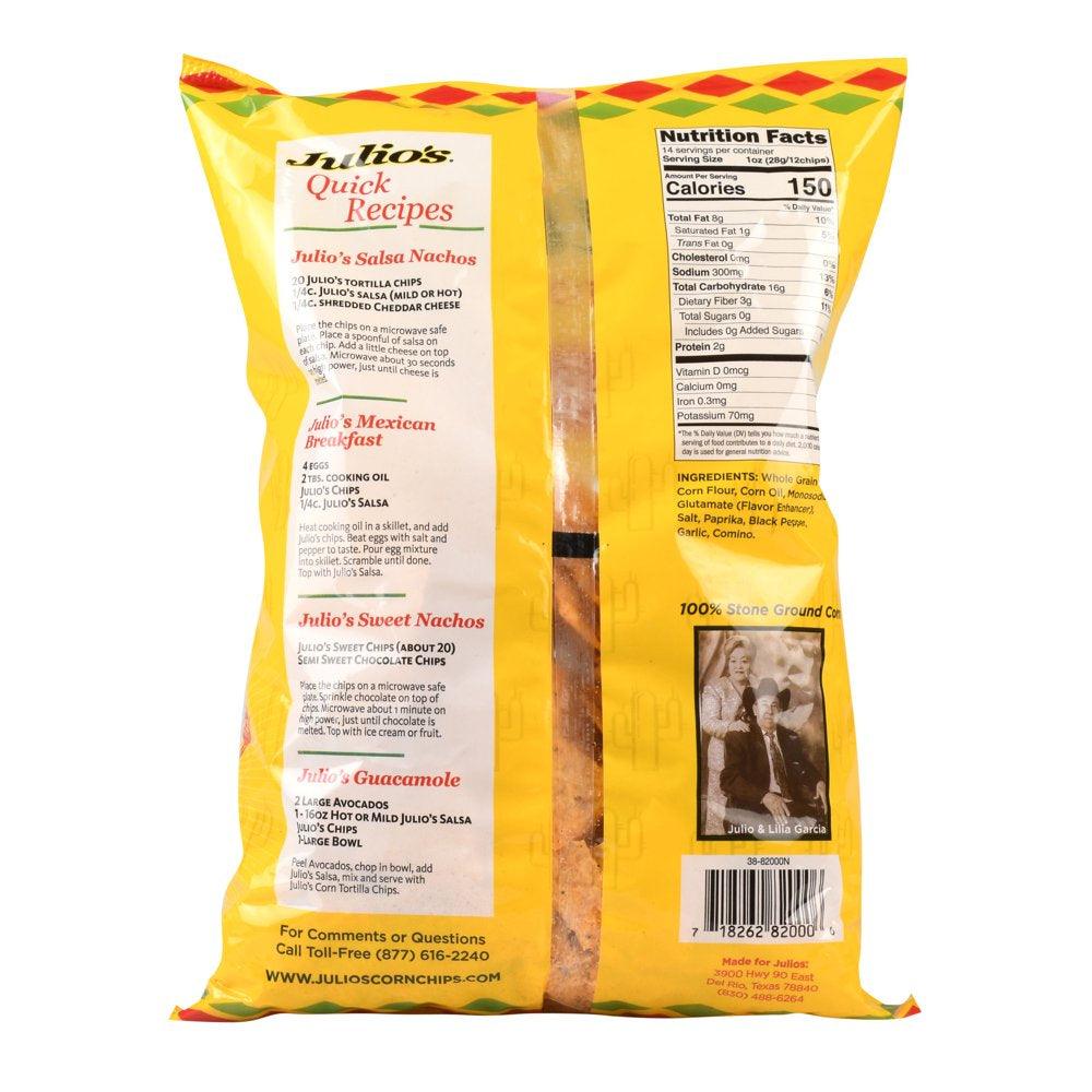 Julio'S Seasoned Corn Tortilla Chips, 14 Oz